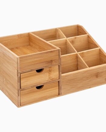 Elegant Makeup Organizer i Bambus – Stilfuld Opbevaring