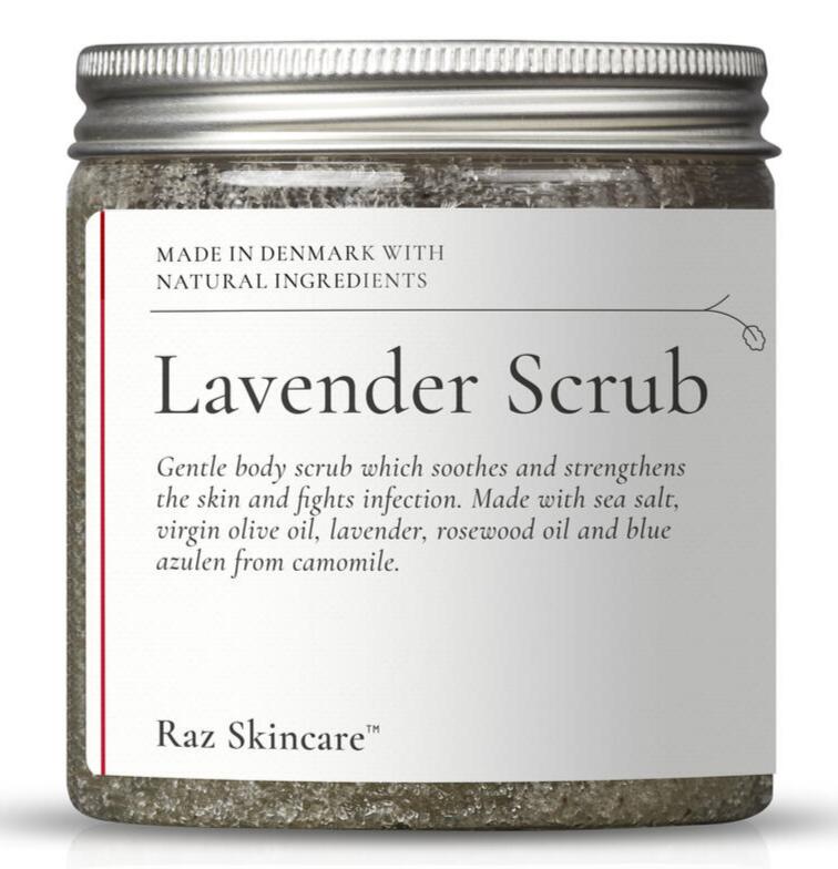 Raz Skincare Lavendel Skrub 200g – Uundgåelig Skønhed!