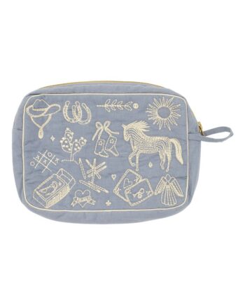 Elegant Makeup Taske fra Habiba - Polly Makeup Clutch Sea