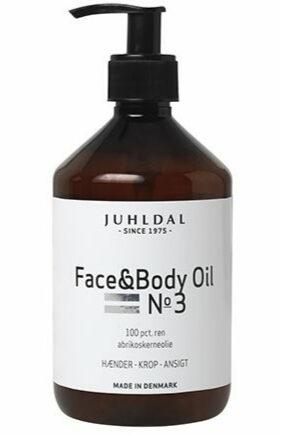 Juhldal 500ml Ansigts- & Kropolie – Ren Abrikoskerneolie