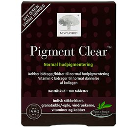 New Nordic Skin Care Pigment Clear – 180 Tabletter til hudpleje