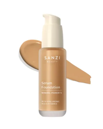 Sanzi Beauty Serum Foundation – Dyb varm gylden nuance