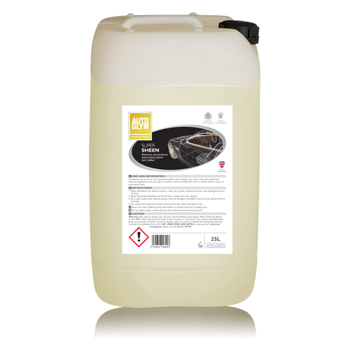 Autoglym Super Sheen 25L – Glansfuld Vinyl Makeup til Bil