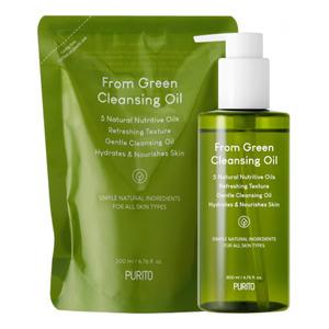 Grøn Purito Seoul Renseolie Refill 400 ml - Black Friday Tilbud