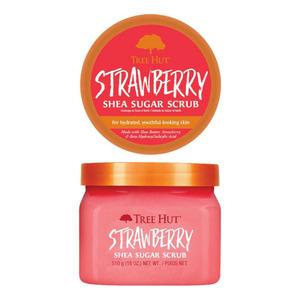 Tree Hut Shea Sugar Scrub Strawberry 510 - Tree Hut Evilbeauty  - 075371002687