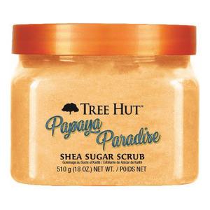 Tree Hut Shea Sugar Scrub Papaya Paradise 510 - Tree Hut Evilbeauty  - 075371002816
