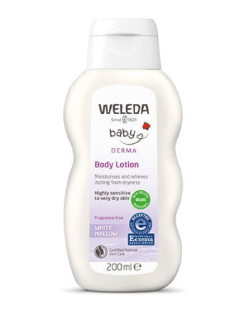 Hvid Weleda Body Lotion White Mallow - Weleda Evilbeauty  - 4001638096829