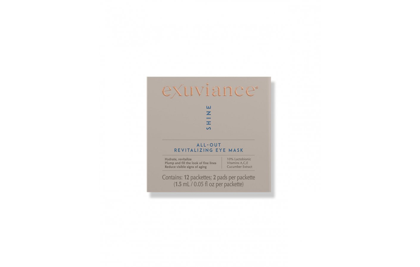 Exuviance All Out Revitalizing Eye Mask - Exuviance Evilbeauty  - 732013202873