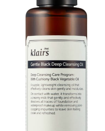 Sort Klairs Gentle Black Deep Cleansing Oil 150 - Klairs Evilbeauty  - 8809115025937