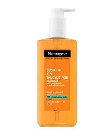 Neutrogena Clear & Defend Facial Wash 200 - Neutrogena Evilbeauty  - 3574661333564