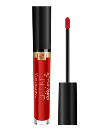 Max Factor Lipfinity Velvet Matte Red Luxury - Max Factor Evilbeauty  - 8005610629698