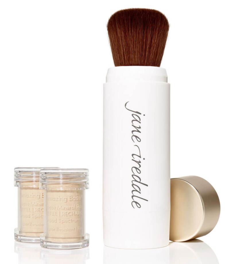 Jane Iredale Amazing Base Light Beige Refillable Brush - Jane Iredale Evilbeauty - 670959114198