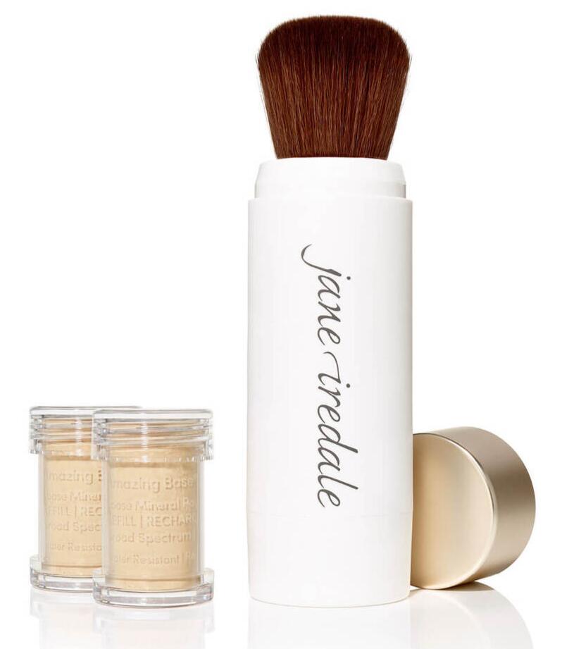 Jane Iredale Amazing Base Warm Silk Refillable Brush - Jane Iredale Evilbeauty - 670959114235
