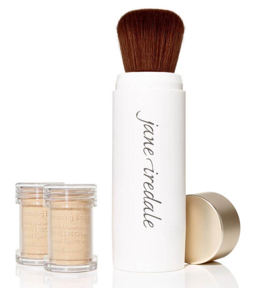 Jane Iredale Amazing Base Satin Refillable Brush - Jane Iredale Evilbeauty - 670959114358