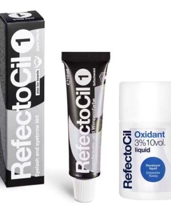 Sort Refectocil Eyelash & Eyebrow Tint Black & Oxidant Liquid 100 - Refectocil Evilbeauty  - 9003877057109