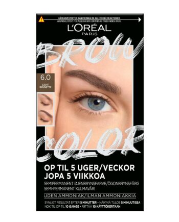 Amp Oral Paris Brow Color Semi Permanent Eyebrow Color Light Brunette Stk - Evilbeauty  - 3600524136055