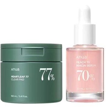 Anua Heartleaf Clear Pad Peach Niacinamide Serum Pcs - Anua Evilbeauty  - 8809640735288