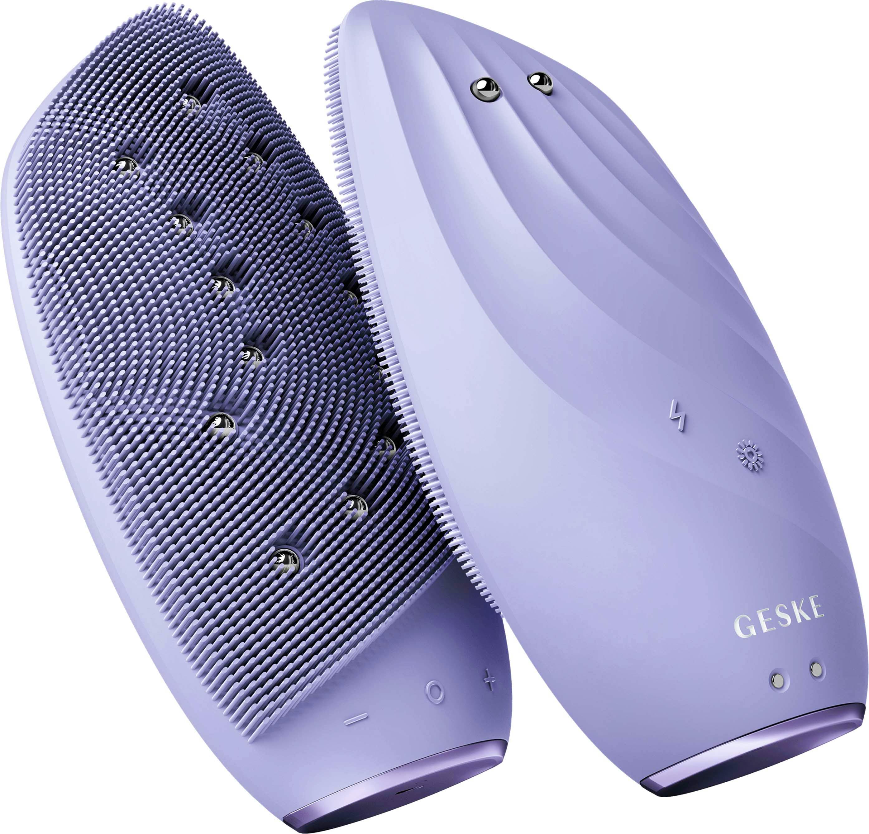 Lilla Geske Sonic Thermo Facial Brush & Face Lifter Purple Pccs - Geske Evilbeauty  - 4099702000414