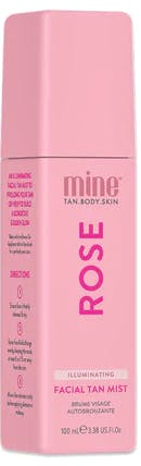 Minetan Rose Illuminating Facial Tan Mist 100 - Minetan Evilbeauty  - 9347108049151