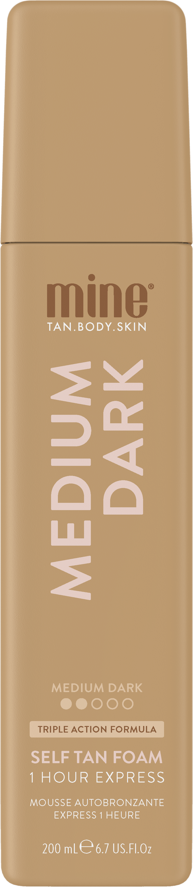 Medium, Medium Minetan Medium Dark Self Tan Foam 200 - Minetan Evilbeauty  - 9347108049021