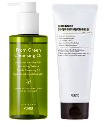 Grøn Purito Seoul From Green Cleansing Oil Deep Foaming Cleanser 200 150 - Purito Seoul Evilbeauty  - 8809563102532