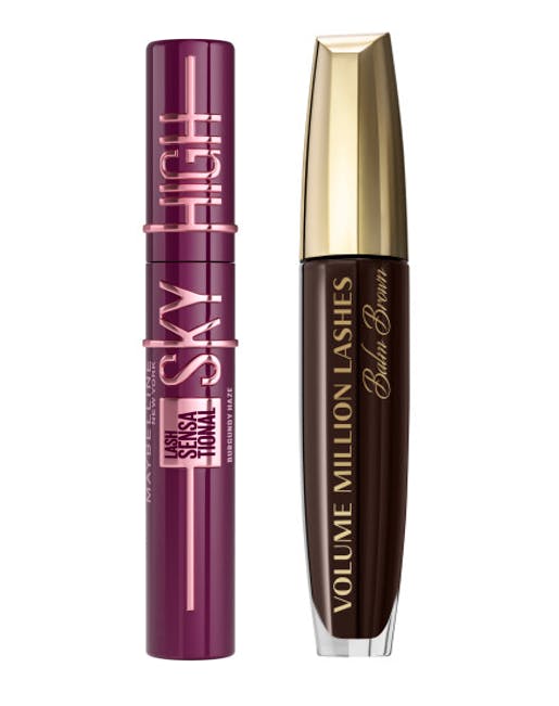 Luxplus Volume Million Lashes Balm Brown Mascara & Lash Sensational Sky High Mascara Burgundy Haze Stk - Luxplus Evilbeauty - 0000030148079