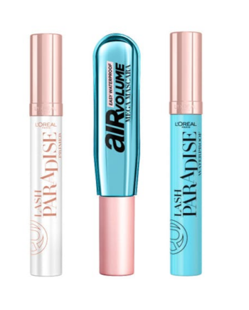 Sort Amp Oral Paris Paradise Mascara Primer Air Mega Volume Easy Waterproof Black & Paradise Extatic Waterproof Black Stk - Evilbeauty  - 3600523503384