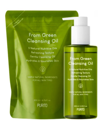 Grøn Purito Seoul From Green Cleansing Oil And Refill 200 - Purito Seoul Evilbeauty  - 8809563102488