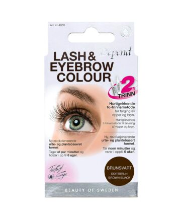 Sort Depend Lash & Eyebrow Colour Brown Black Pcs - Depend Evilbeauty  - 7040444905007
