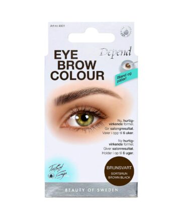 Sort Depend Eyebrow Colour Kit Brown Black Stk - Depend Evilbeauty  - 7040444901009
