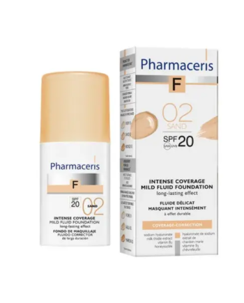 Pharmaceris Intensivt Dækkende Foundation Spf20 Sand 30ml - Pharmaceris Evilbeauty  - 5900717153110