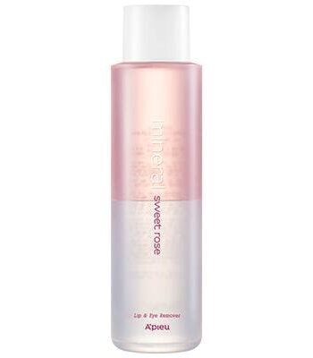 Amp Pieu Mineral Lip & Eye Remover Sweet Rose 250 - A'pieu Evilbeauty  - 8809581455580