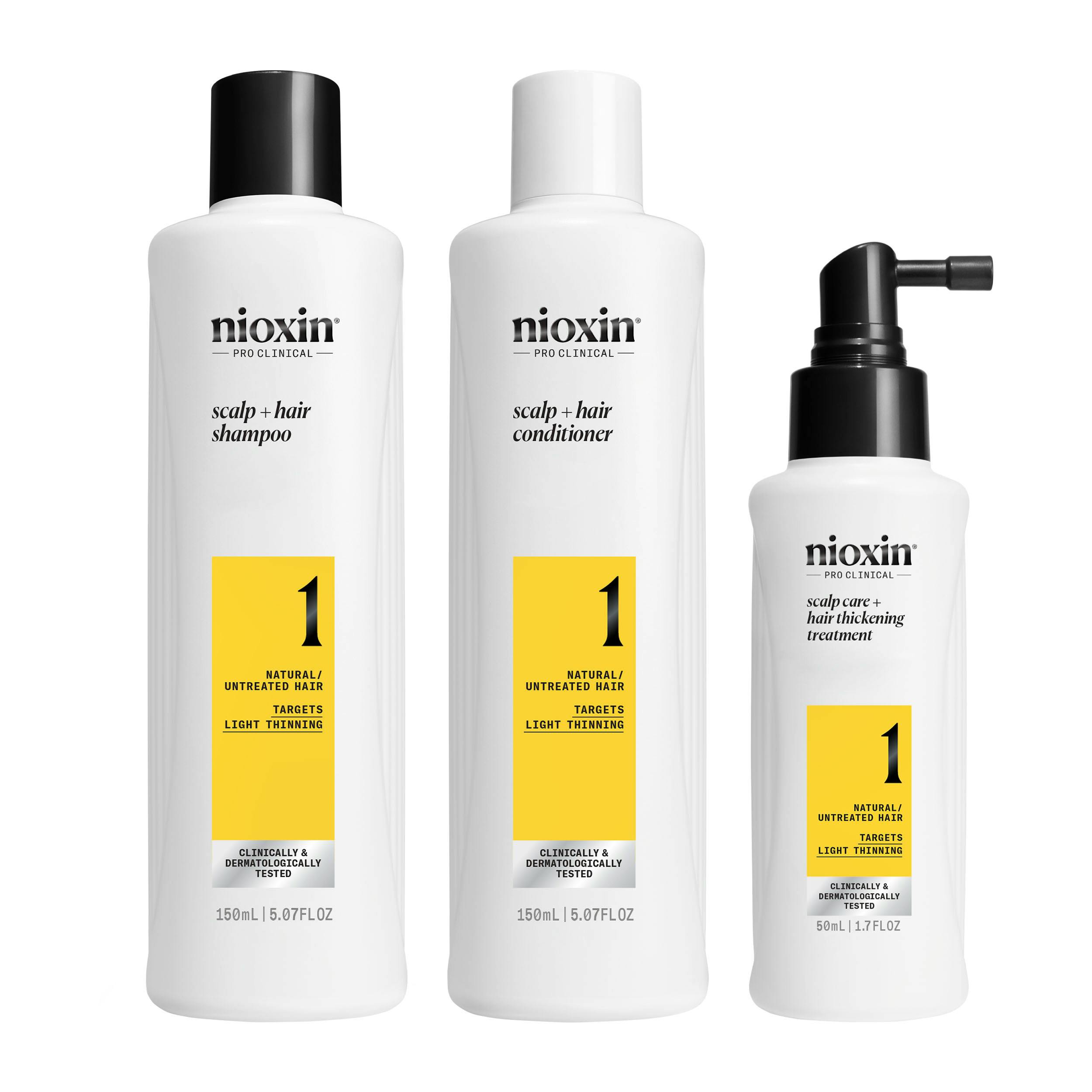Nioxin System Trial Kit For Thinning Hair 150 150 - Nioxin Evilbeauty - 4064666843865