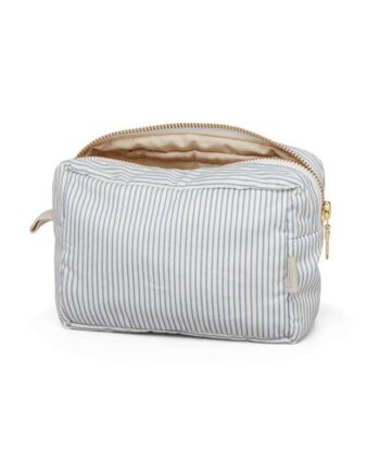 Cam Cam Copenhagen Makeup Pung Ocs Classic Stripes Blue Praline - Evilbeauty  - 5712805098438