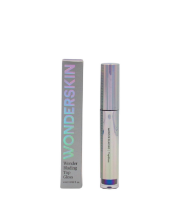 Wonderskin Blading Top Gloss Blue Glitter - Wonderskin Evilbeauty  - 0850007254896