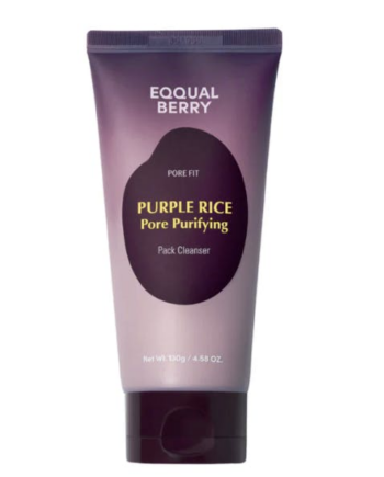 Lilla Eqqualberry Purple Rice Pore Purifying Pack Cleanser 130 - Eqqualberry Evilbeauty  - 8809875456019