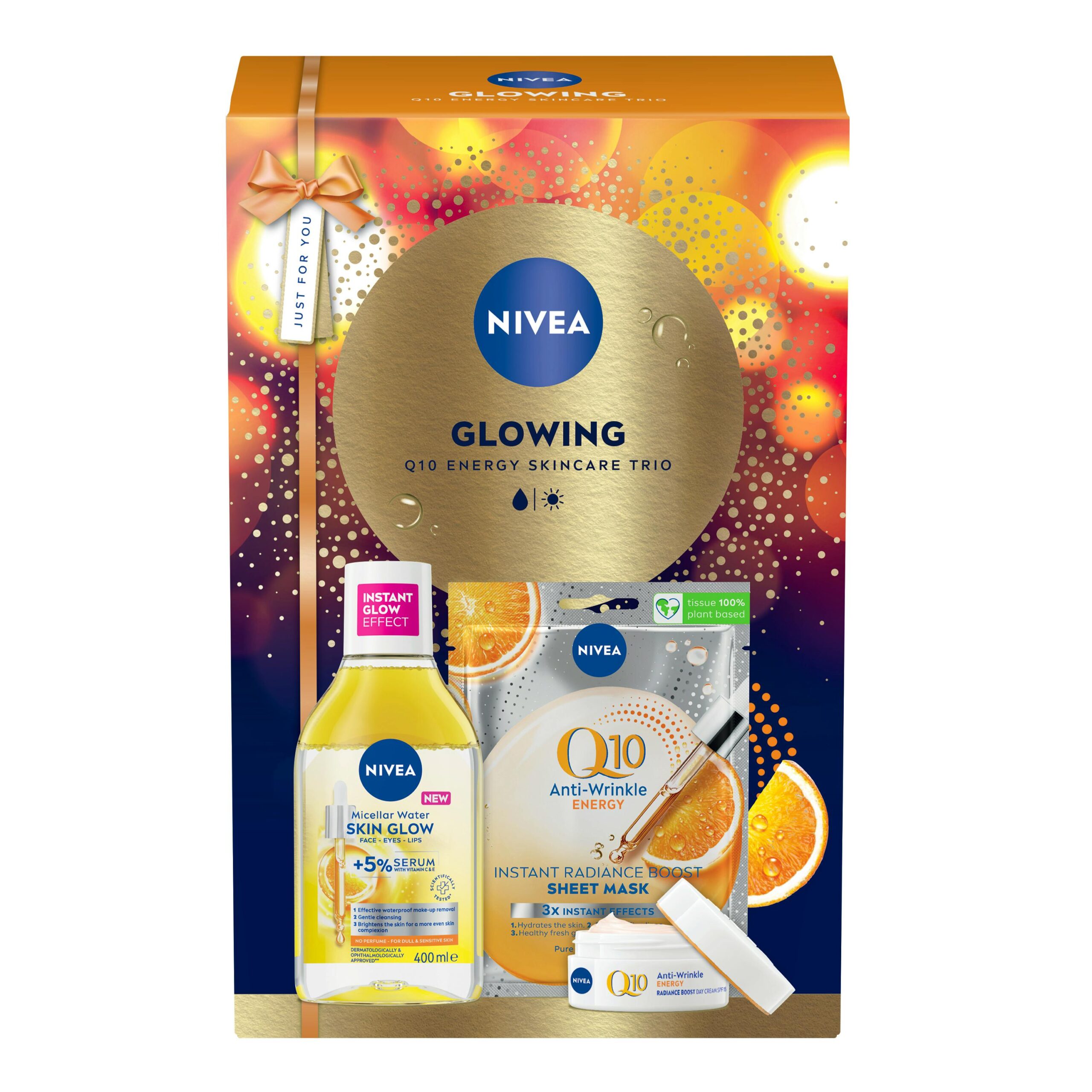 Nivea Glowing Gift Set 450 - Nivea Evilbeauty - 7319470119116