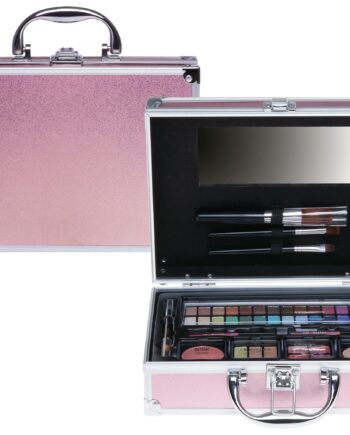 Pink Casuelle Makeup Box Shiny Gift Set Stk - Casuelle Evilbeauty  - 8711603448343