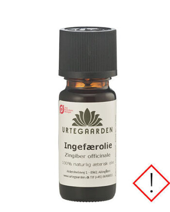 Urtegaarden Ingefærolie Økologisk - Urtegaarden Evilbeauty  - 5709286287024