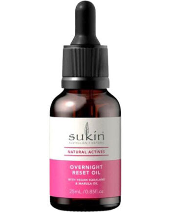 Vegansksukin Natural Actives Overnight Reset Oil - Sukin Evilbeauty  - 9327693011436