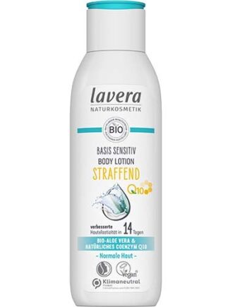 Body Lotion Firming Q10 Basis Sensitiv 250 Lavera - Lavera Evilbeauty  - 4021457637676