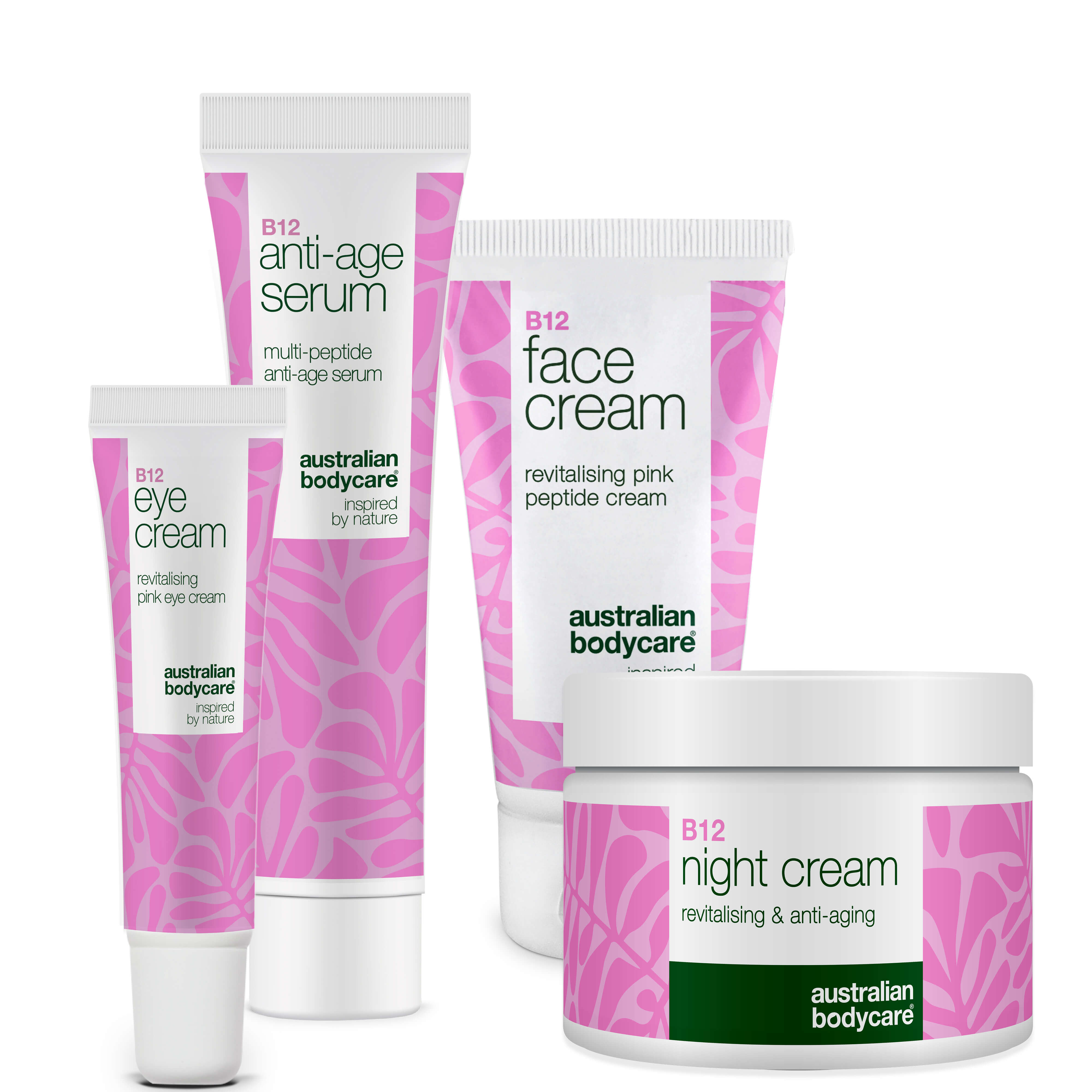 Hudplejesæt Med B12 Reducr Rynker Ungdommelig Glød Produkter Med B12 Til Anti Age Effekt Fastere Hud Ungdommelig Glød - Evilbeauty  - 5709455020278