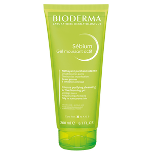Bioderma Sebium Gel Moussant Actif 200 - Bioderma Evilbeauty  - 3701129803400