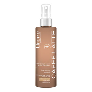 Lirene Self Tanning Body Oil Caffe Latte 190 - Lirene Evilbeauty  - 5900717841116