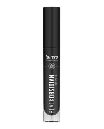 Sort Vegansklavera Mascara Black Obsidian Black - Lavera Evilbeauty  - 4021457654390