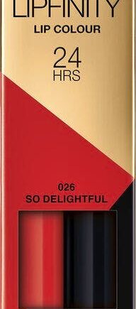 Max Factor Lipfinity 026 Delightful - Max Factor Evilbeauty  - 8005610624686
