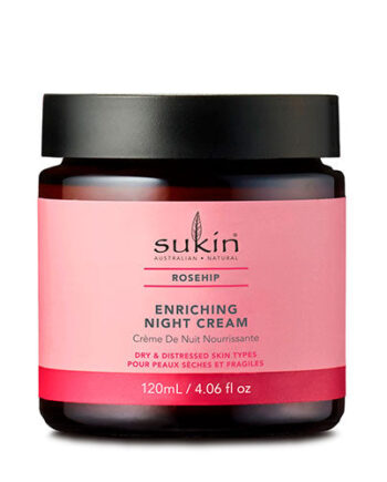 Vegansksukin Night Cream Enriching Rosehip - Sukin Evilbeauty  - 9327693007200