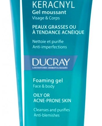 Ducray Keracnyl Foaming Gel 200 - Ducray Evilbeauty  - 3282770141351