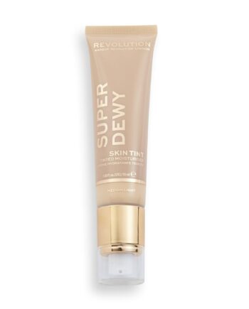 Revolution Makeup Superdewy Tinted Moisturiser Medium Light - Revolution Evilbeauty  - 5057566336970