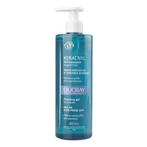Ducray Keracnyl Foaming Gel 400 - Ducray Evilbeauty  - 3282770141382